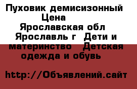 Пуховик демисизонный › Цена ­ 500 - Ярославская обл., Ярославль г. Дети и материнство » Детская одежда и обувь   